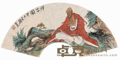 范扬 2003年作 禅思图 镜心 21×61cm